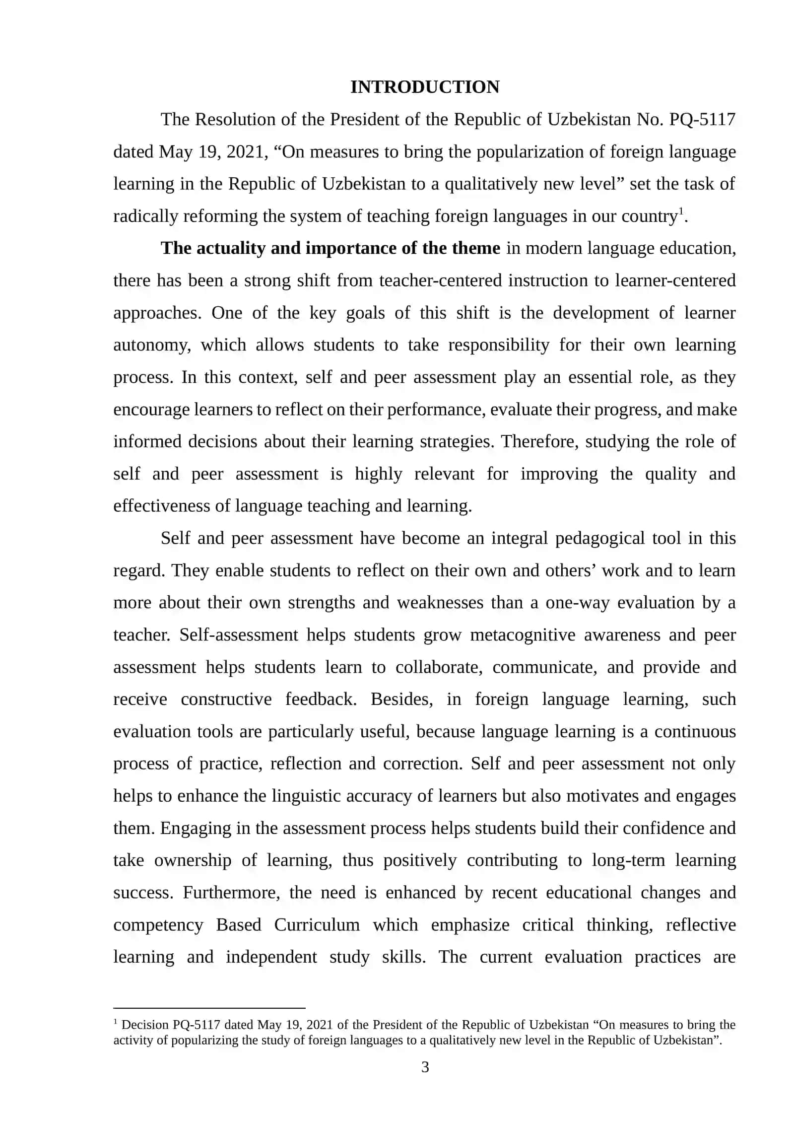 The role of self and peer assessment in promoting learner autonomy 2