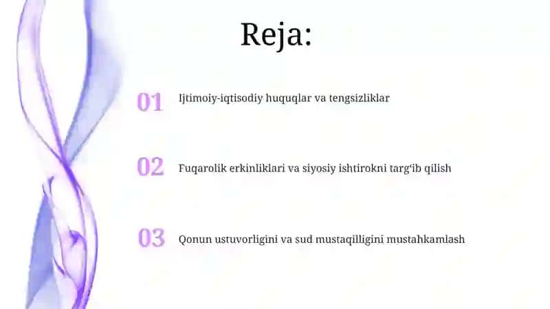 O'zbekistonning 2022-2026 yillardagi Inson huquqlari strategiyasi 2