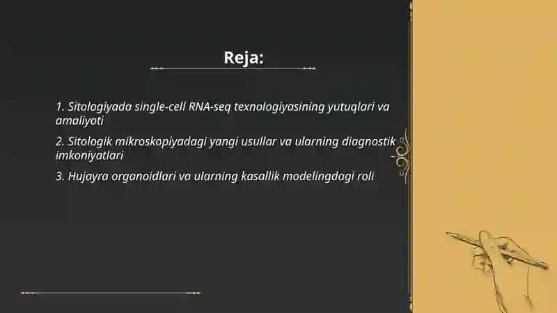 Hozirgi zamon sitologiya fanining yutuqlari 2