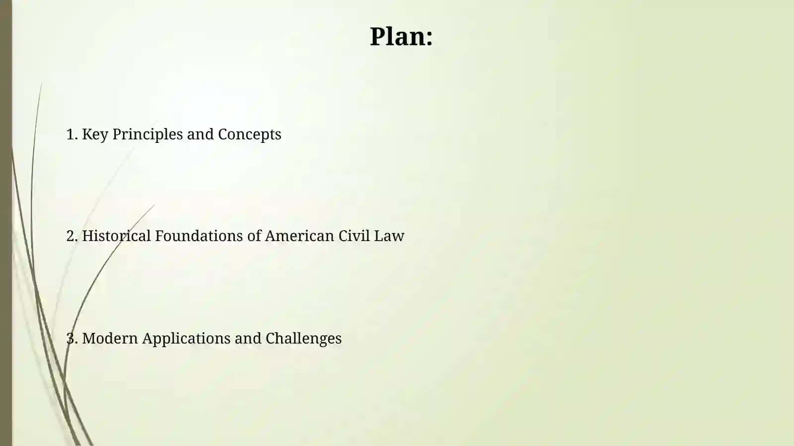 Key Features of American Civil Law 2