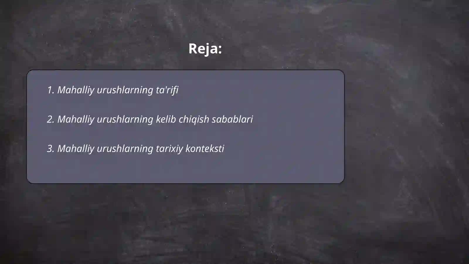 Mahalliy urushlarning harbiy- siyosiy tasnifi 2
