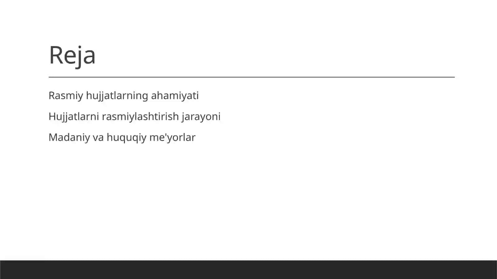 Farmoyish hujjatlari va ularni rasmiylashtirish 2