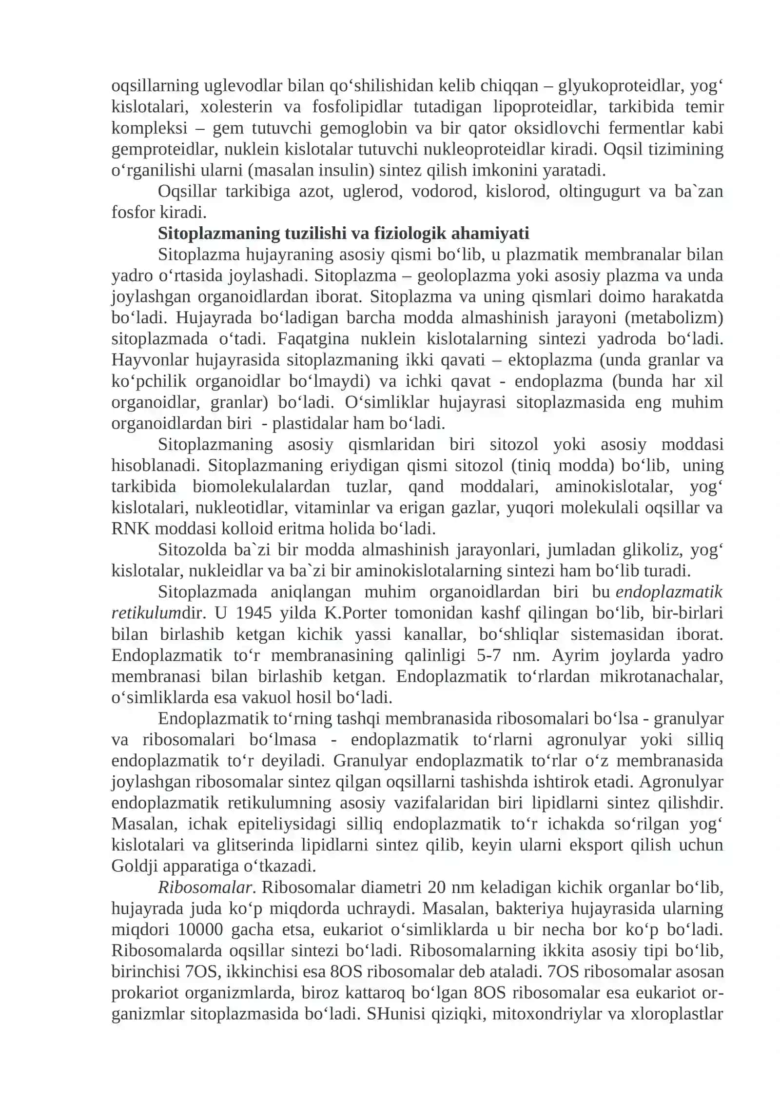 Moddalar va energiya almashinuvi 2