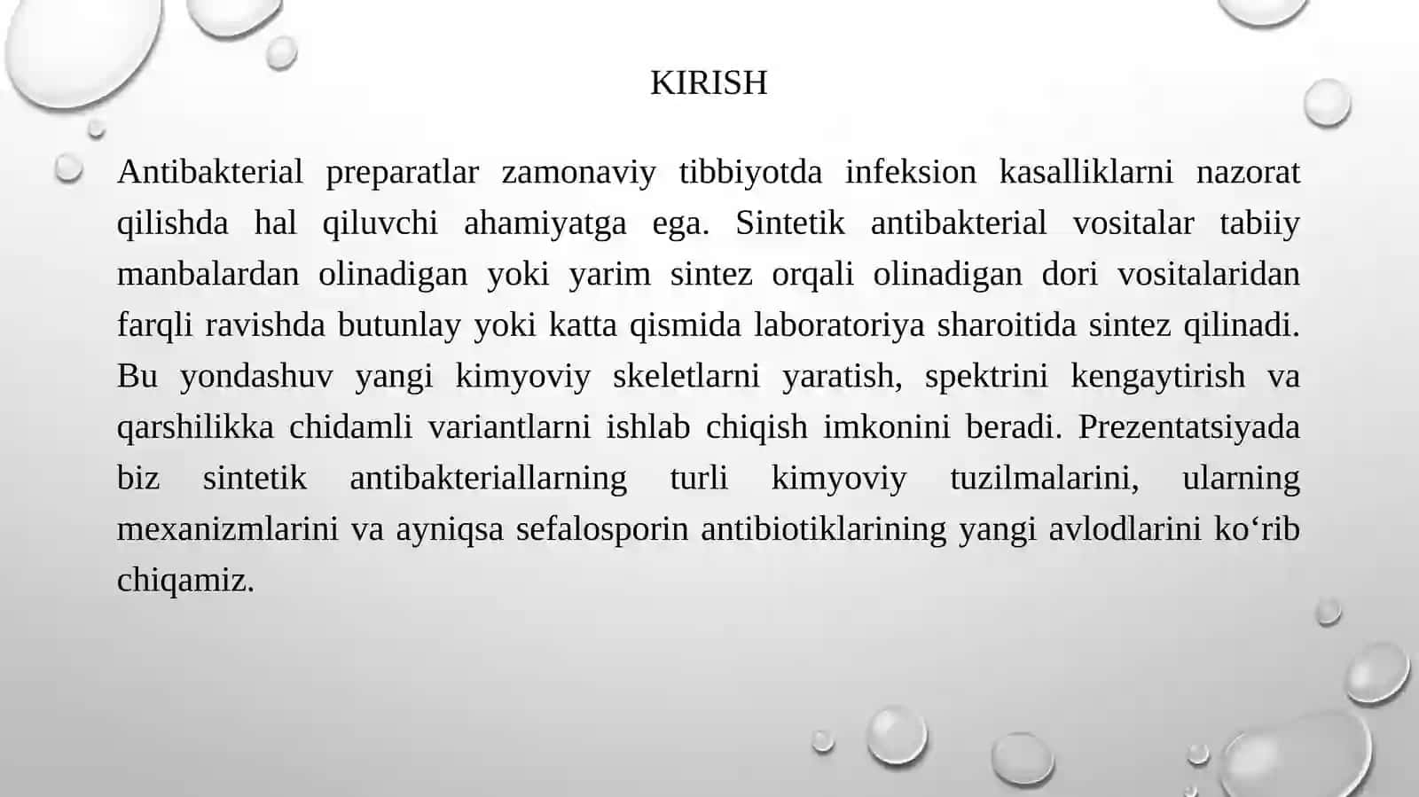 Sintetik antibakterial vositalar 2