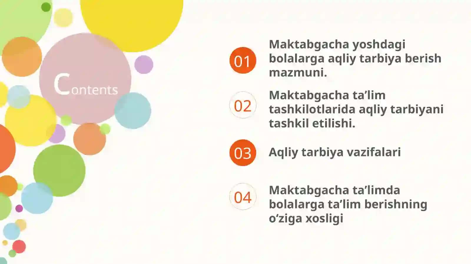 MAKTABGACHA YOSHDAGI BOLALARNI AQLIY TARBIYASI 2