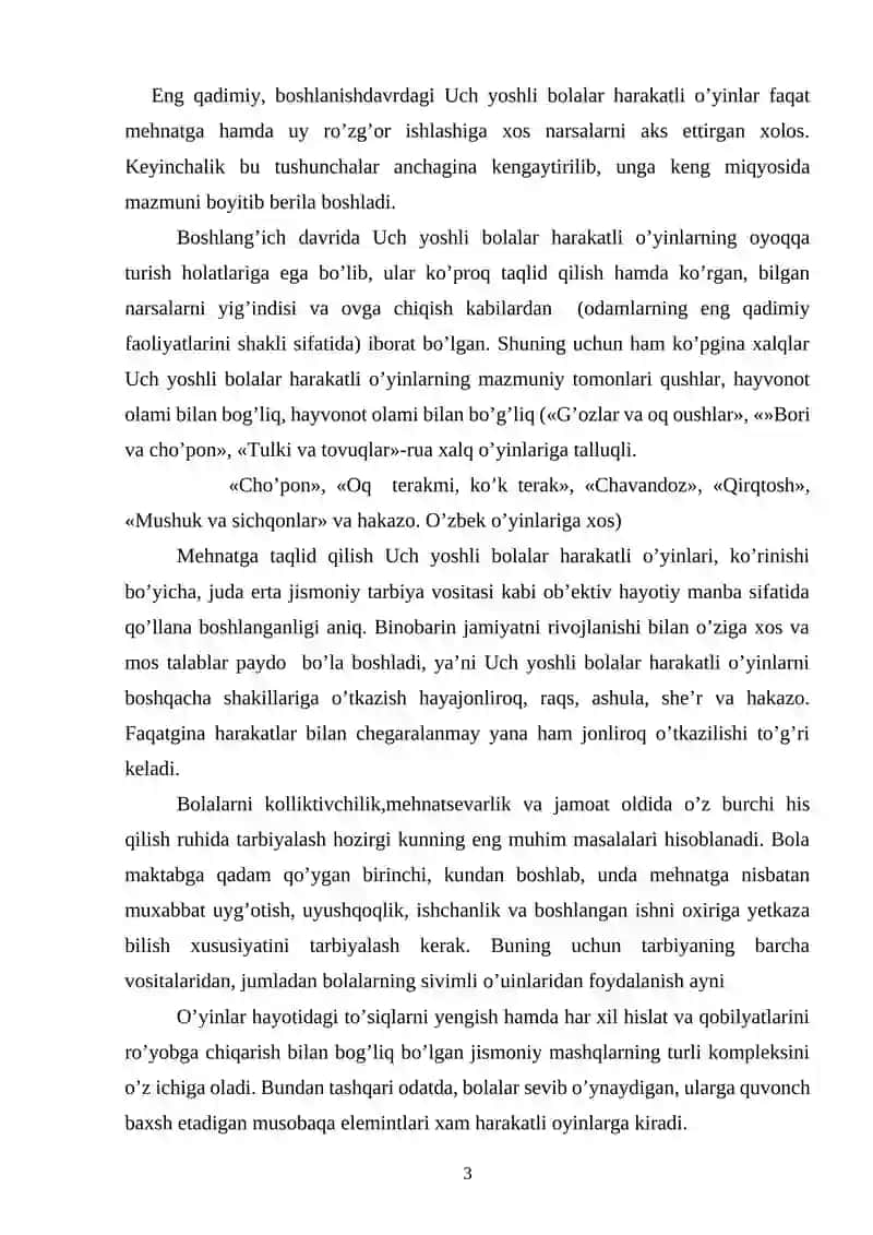 NUTQNI RIVOJLANTIRUVCHI MILLIY O'YINLARNI O'RGATISH 2