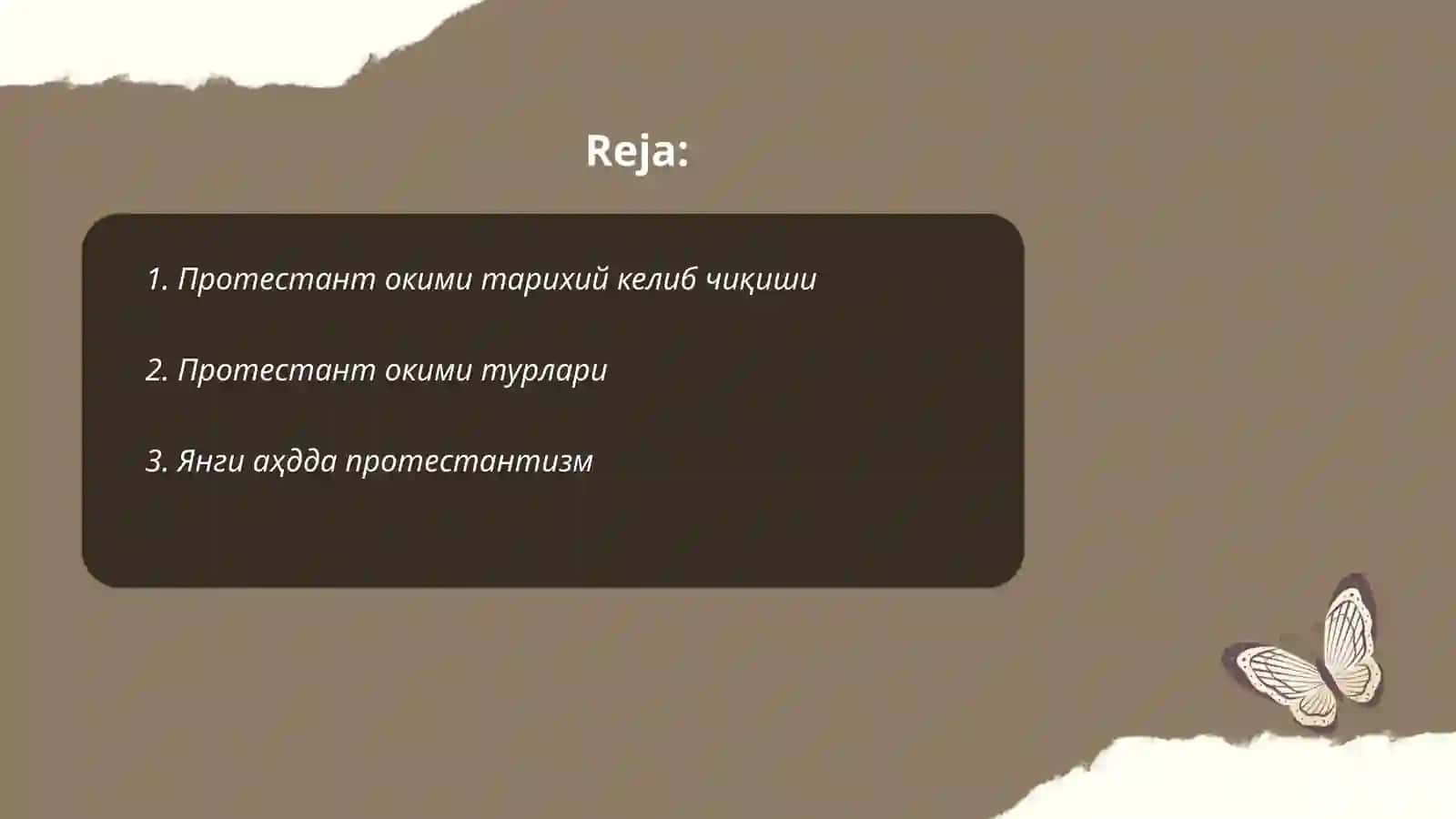 Протестант окими тарихий келиб чиқиши 2