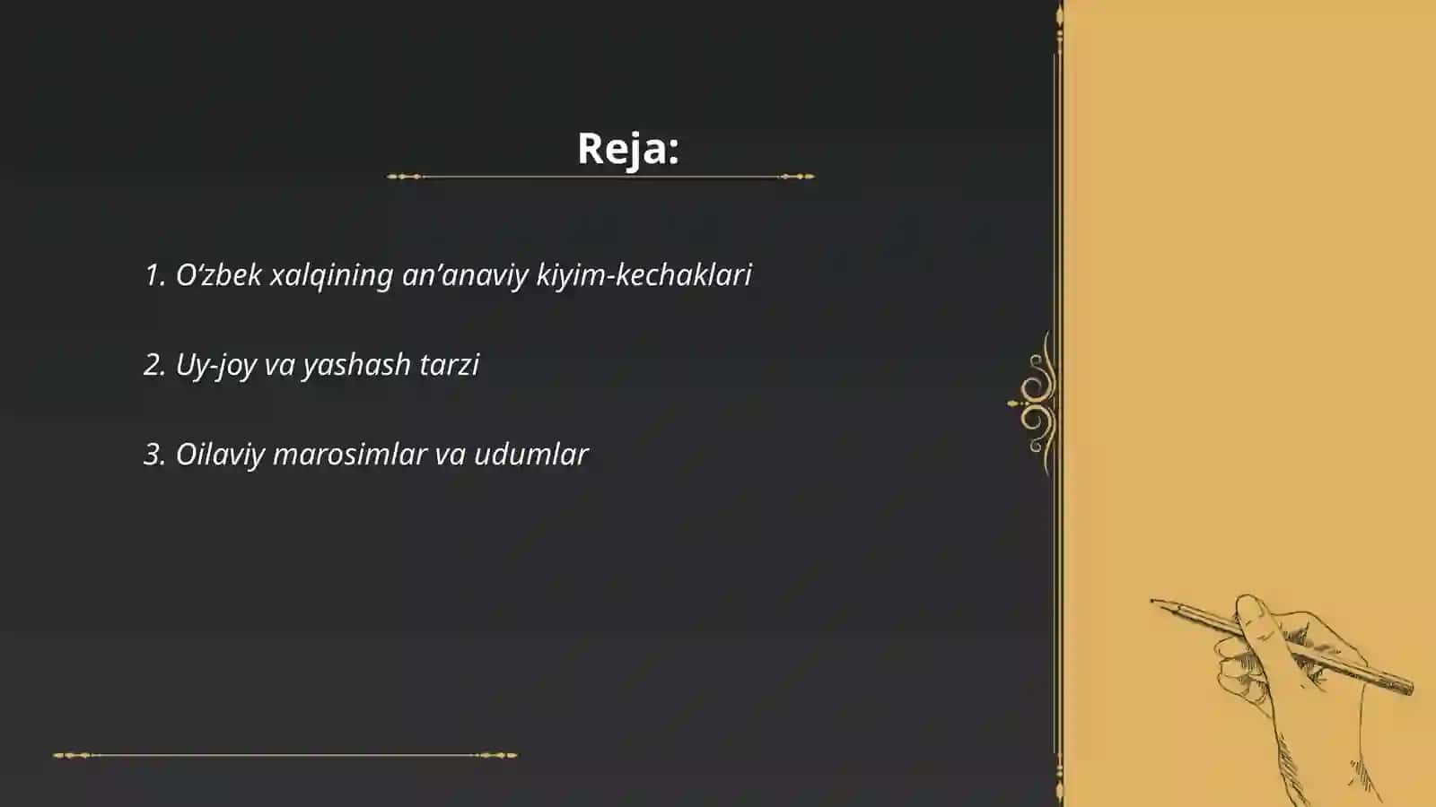 Oʻzbek xalqining etnografiyasi 2