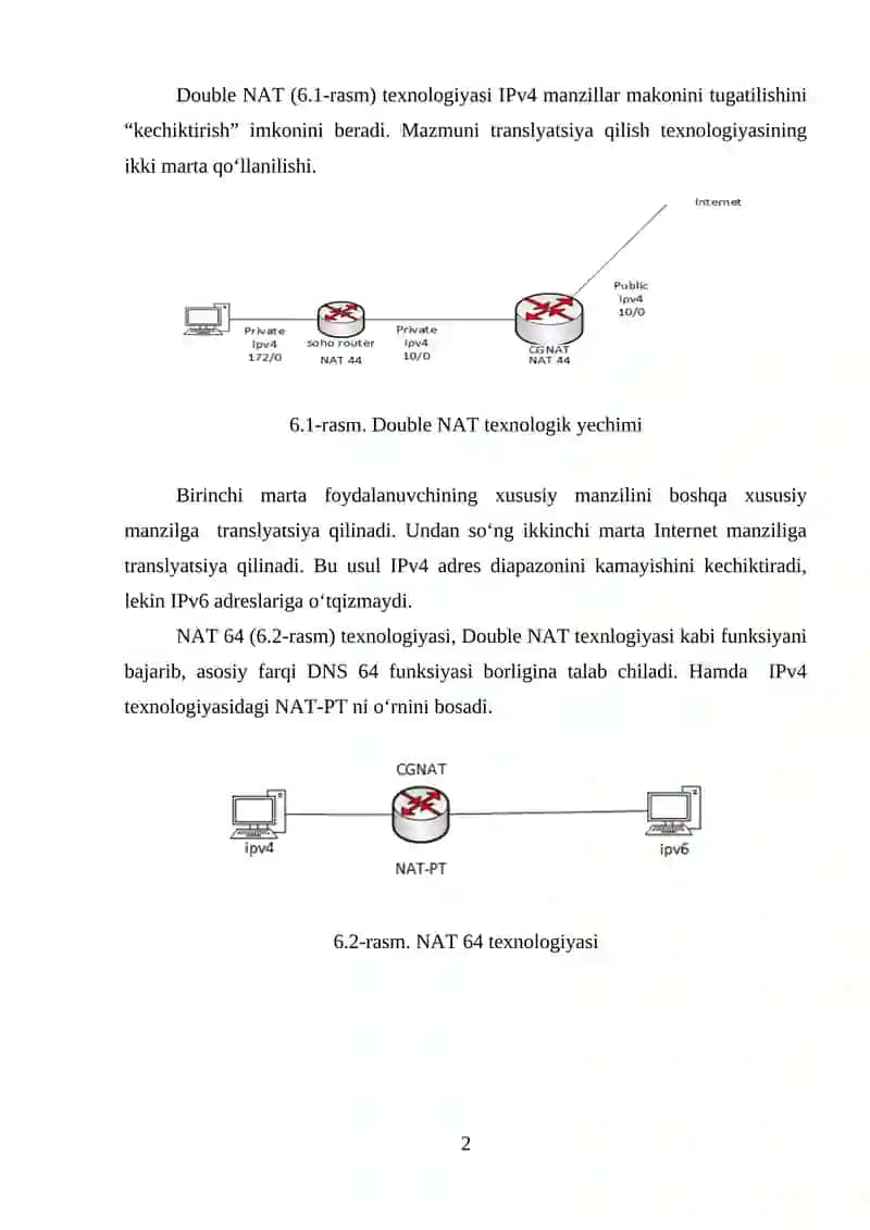 IPv6 Manziliga O‘tishda 6to4 Tunnel, NAT-PT Konfiguratsiyalari 2