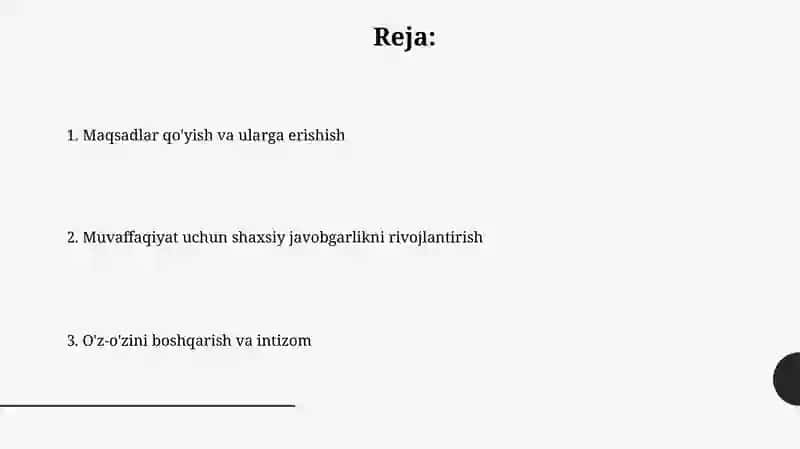 Harakatlar rejasi va uning amalga oshirilishi 2