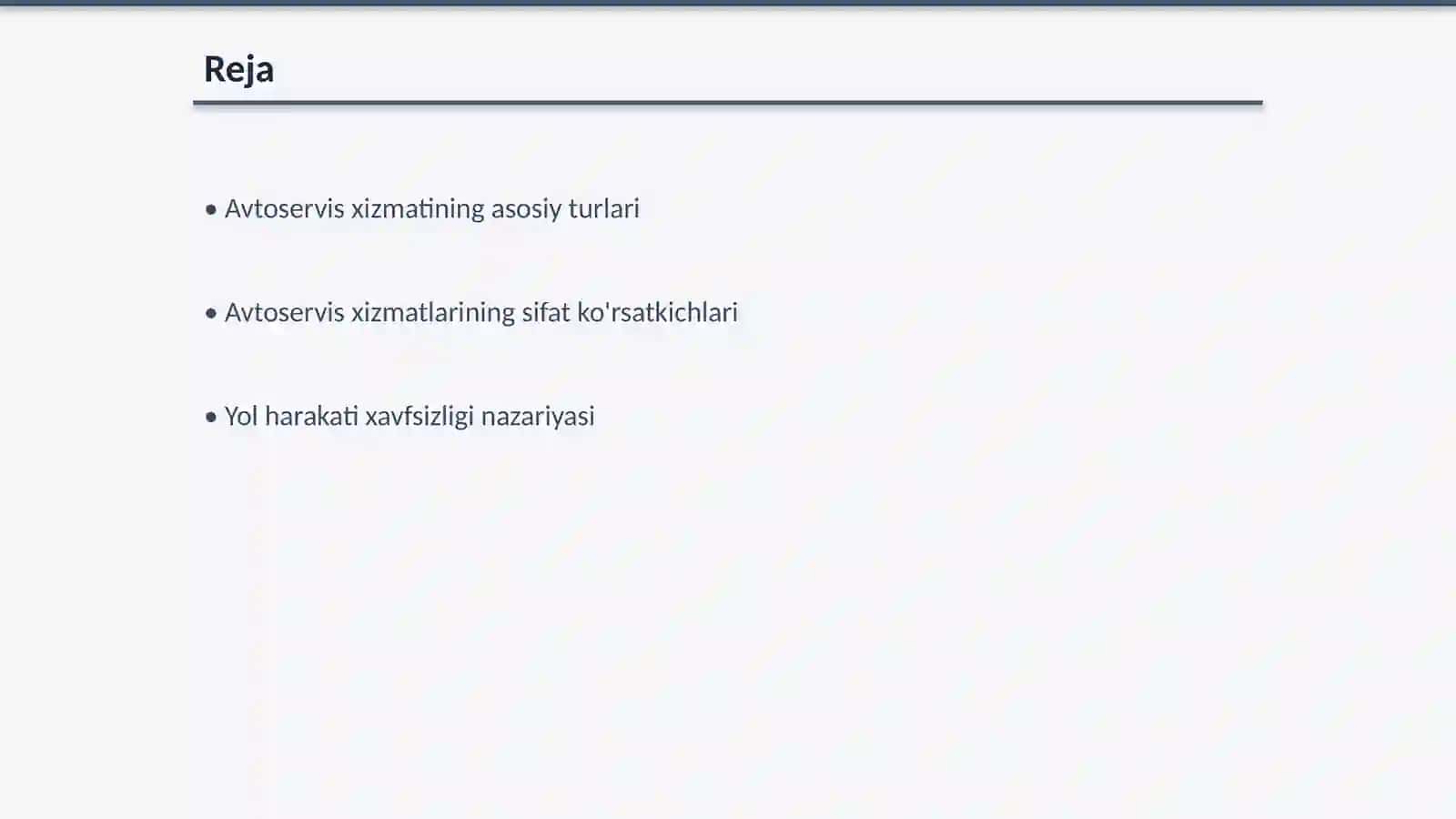 Avtoservis xizmati sifati yol harakati havfsizligiga ta'sir etadimi 2