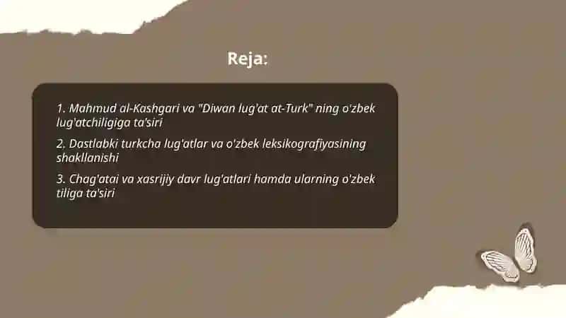 O'zbek lug'atchiligi tarixi 2