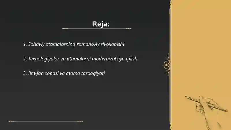 Sohaviy atamalarning zamon bilan hamnafasligini izohlash 2
