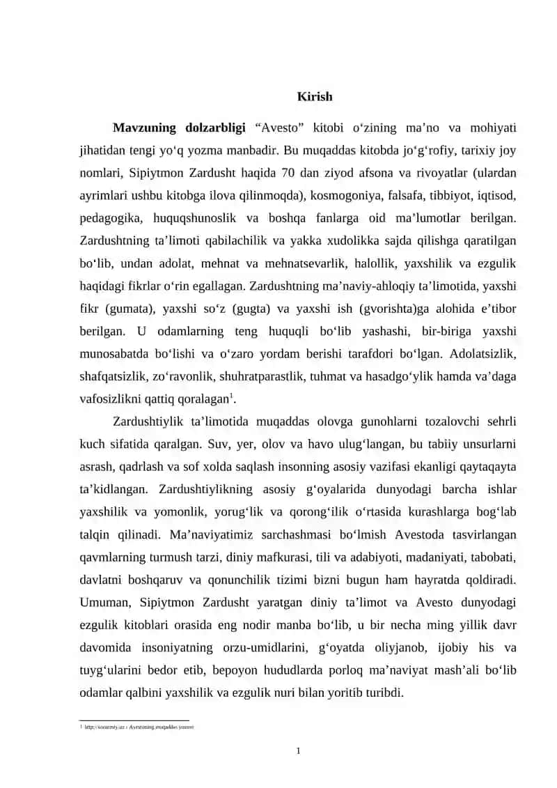 Fransuz tarixshunosligida Avestoning oʻrganilishi 2