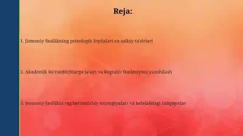 Kirish: Jismoniy faollik va talabalar farovonligi 2