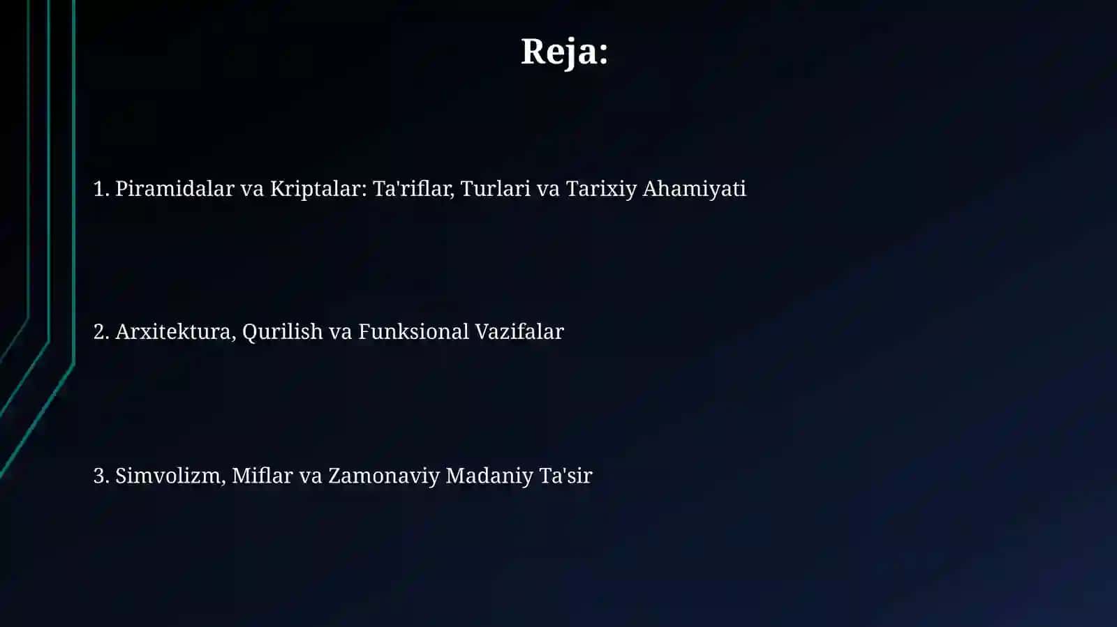 Piramidalar va Kriptalar: Ta'riflar, Turlari va Tarixiy Ahamiyati 2