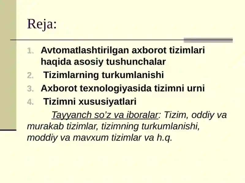 Informatika va axborot texnologiyalari 2
