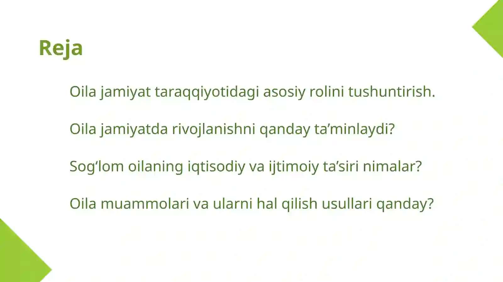 Sog'lom oila jamiyat taraqqiyotining hal qiluvchi omili 2