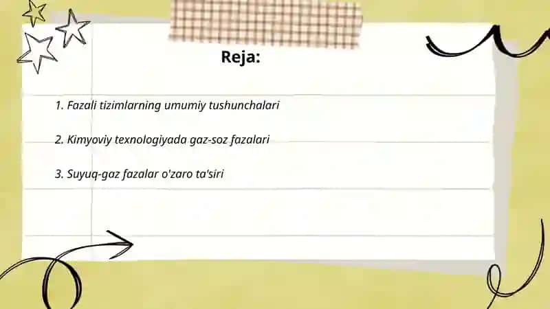 Kimyoviy texnologiyada fazali tizimlarni oʻrganish 2