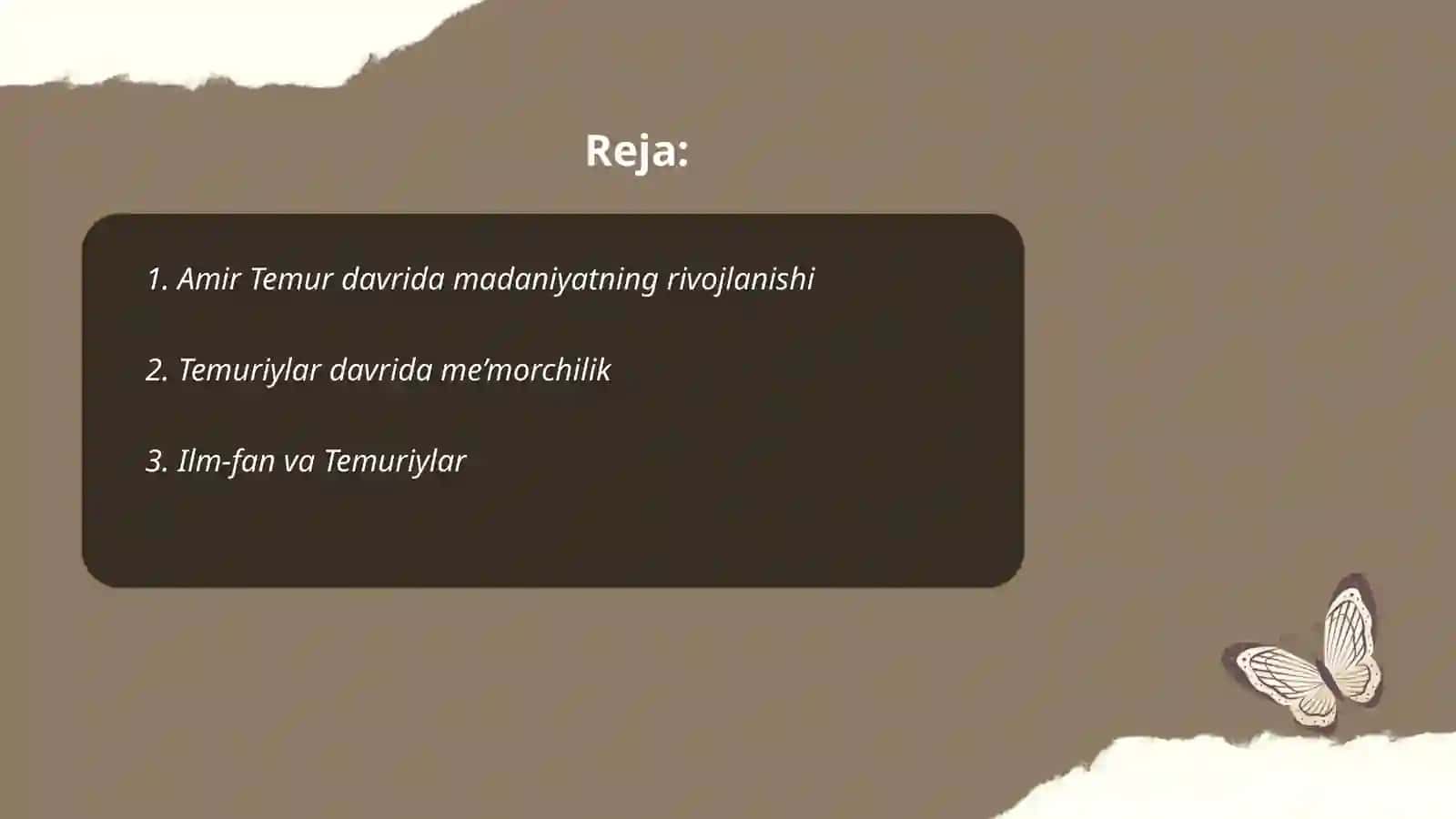Amir Temur va Temuriylar davrida madaniy hayot va kutubxonalar 2