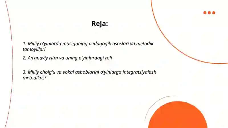 Milliy o'yinlarda musiqadan foydalanish metodikasi 2