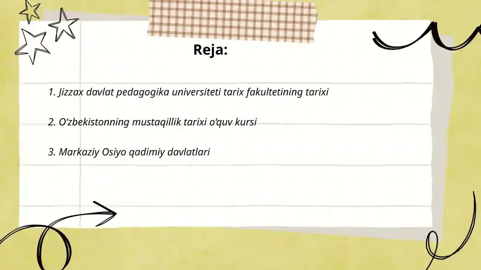 Jizzax Davlat Pedagogika Universiteti Tarix Fakulteti 2