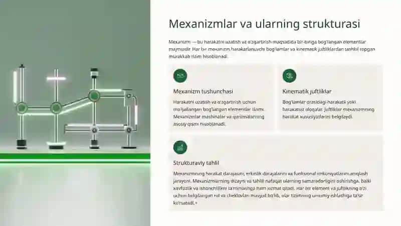 Fazoviy Mexanizmlarning Strukturaviy Analizi 2