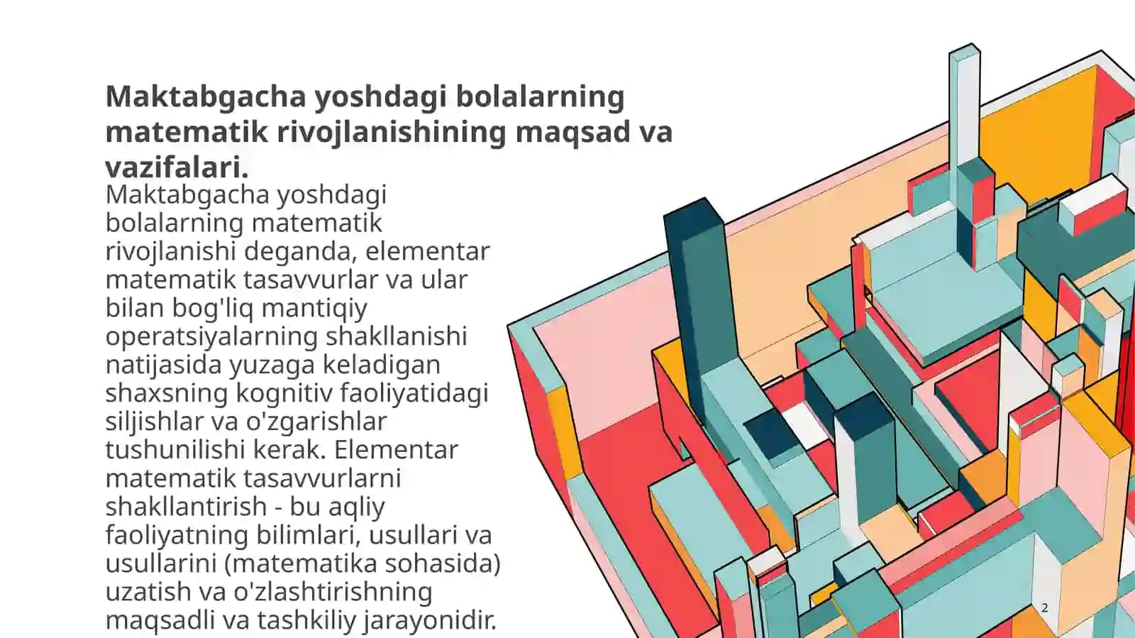 Maktabgachayoshdagimatematikanirivojlantirishjarayonidamantiqiyfikrlashniloyihalashtirish 2