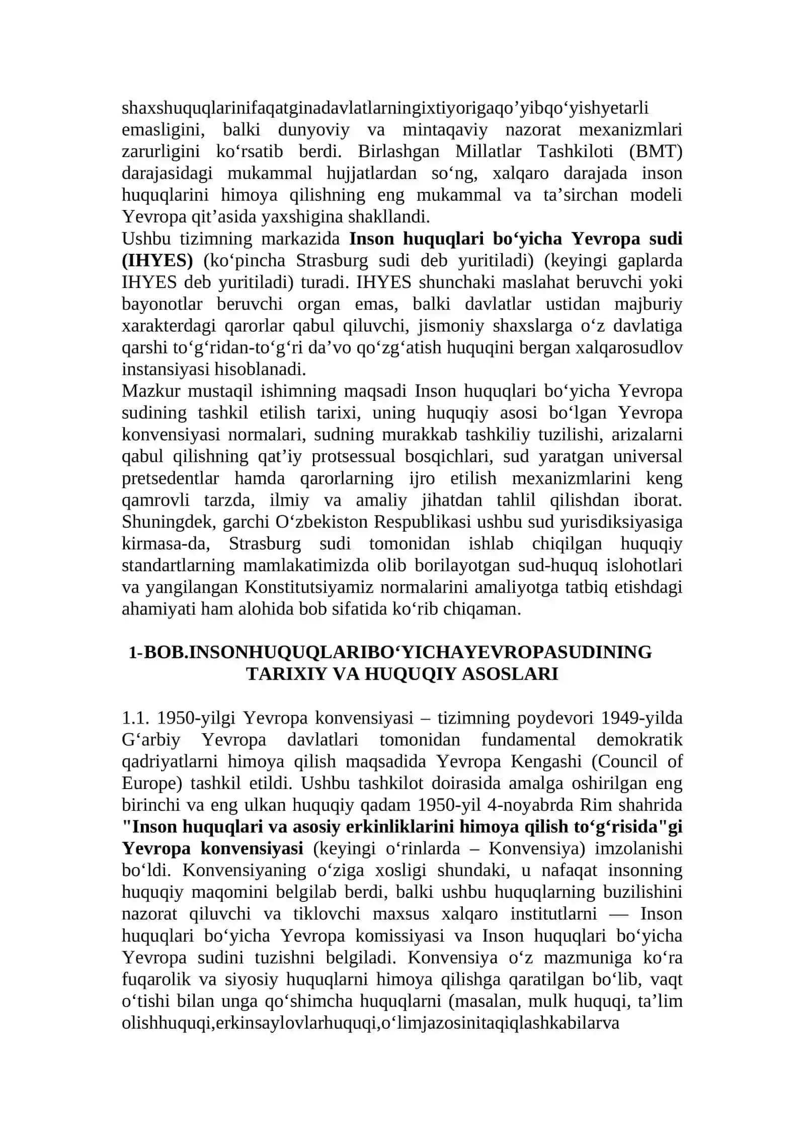 INSONHUQULARINI HIMOYA QILISH BO’YICHA YEVROPA SUDI FAOLIYATI 2