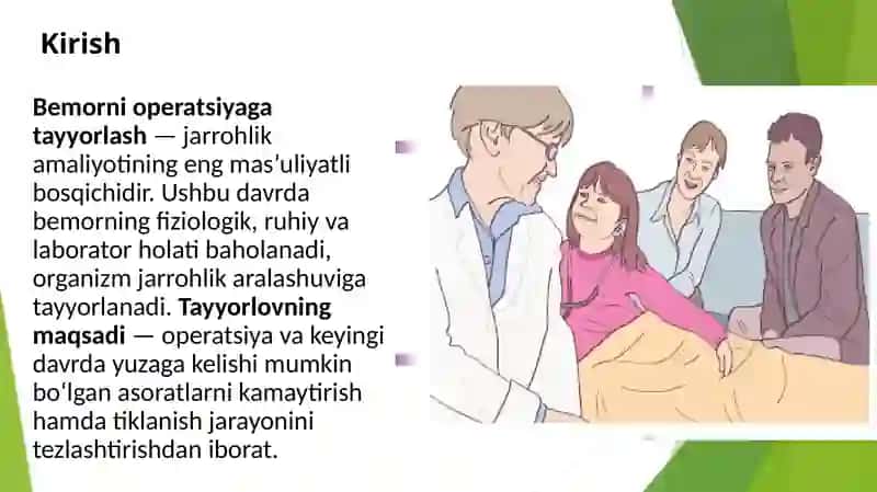 Bemorni operatsiyaga tayyorlash. Tozalovchi huqna qilish 2