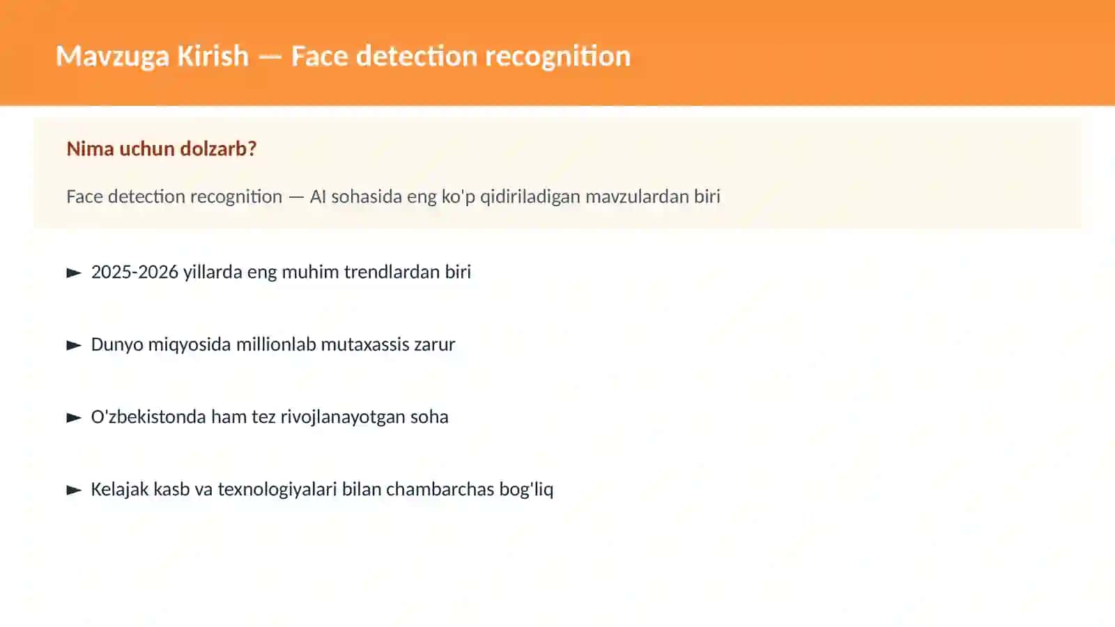 Face detection recognition 2