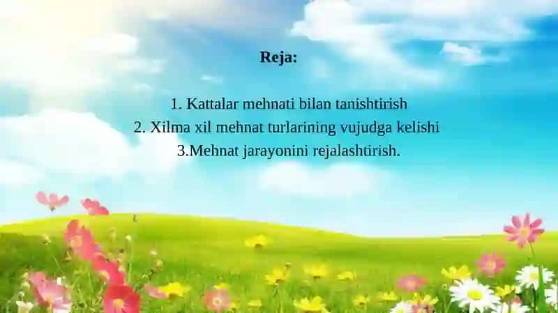 MAKTABGACHA TA’LIM TASHKILOTLARIDA  MEHNATNI TASHKIL ETISH SHAKLLARI. 2