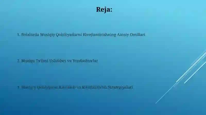 Bolalarning musiqaviy qobiliyatlarini rivojlantirish 2