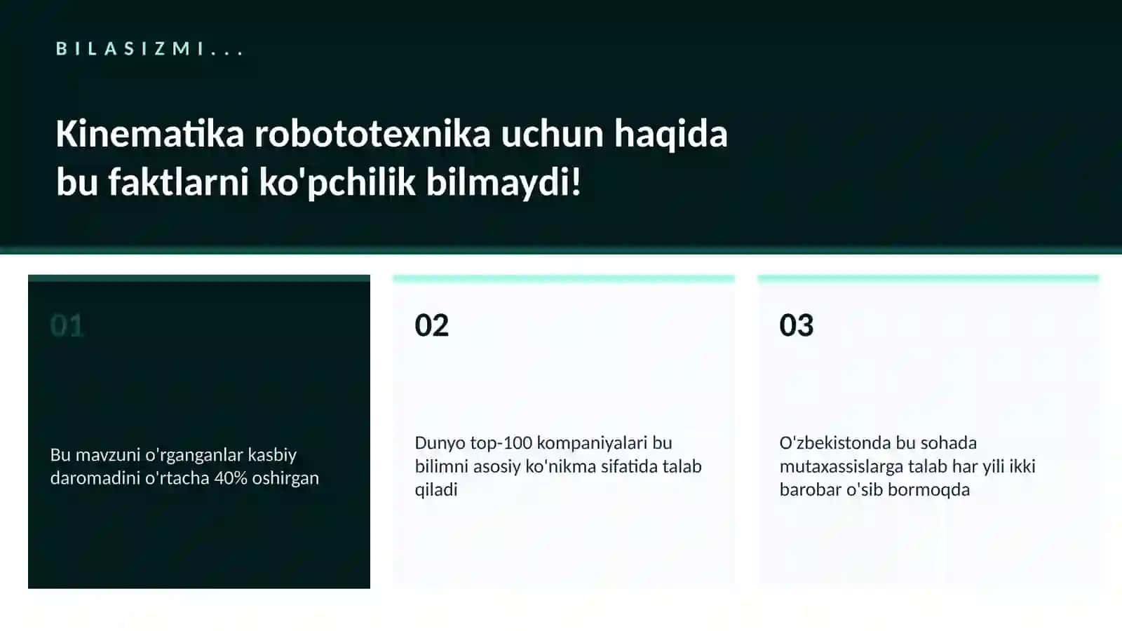 ROBOTOTEXNIKA VA AVTOMATLASHTI 2