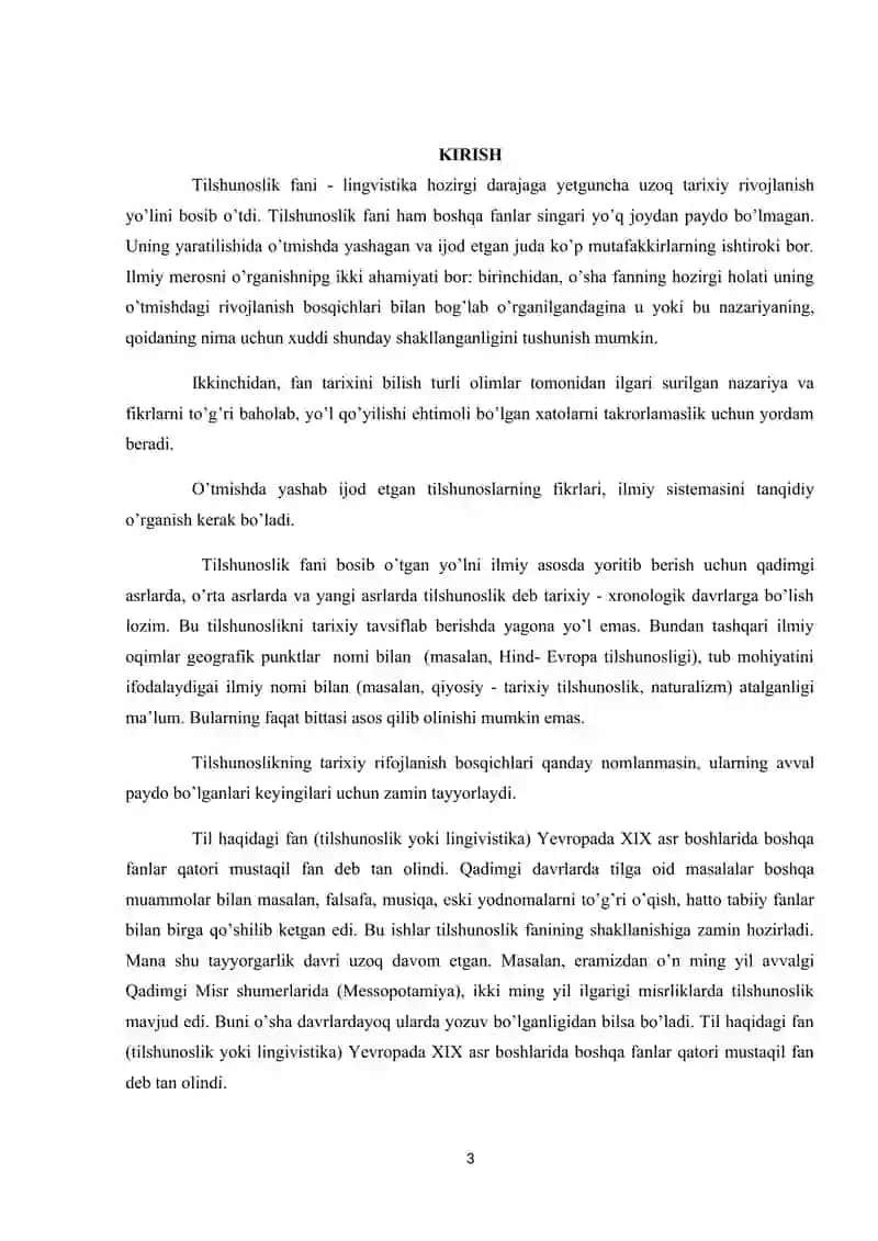 Tilshunoslik Fanining Tarihiy Rivoyatlanishi 2