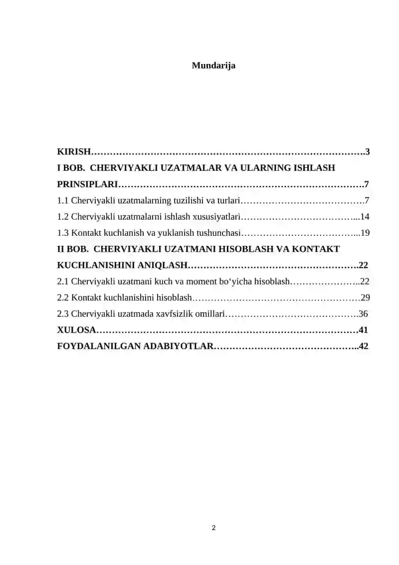 Cherviyakli uzatmalar 2