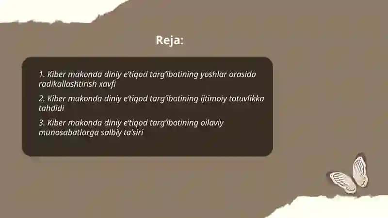 Kiber makonda diniy eʼtiqod targʻibotining ijtimoiy xavfi 2