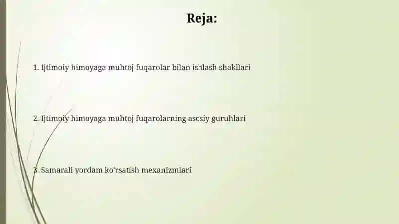Kamtaminlangan fuqarolar bilan ishlash shakllari 2