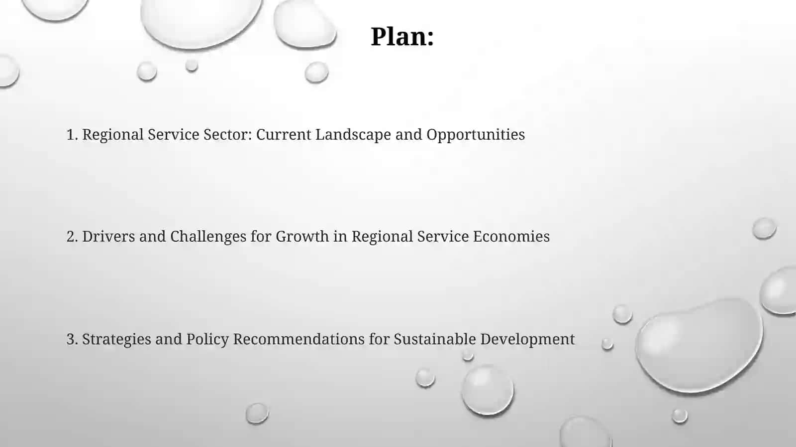 Service Sector: Prospects for developing the service economy in regions. 2