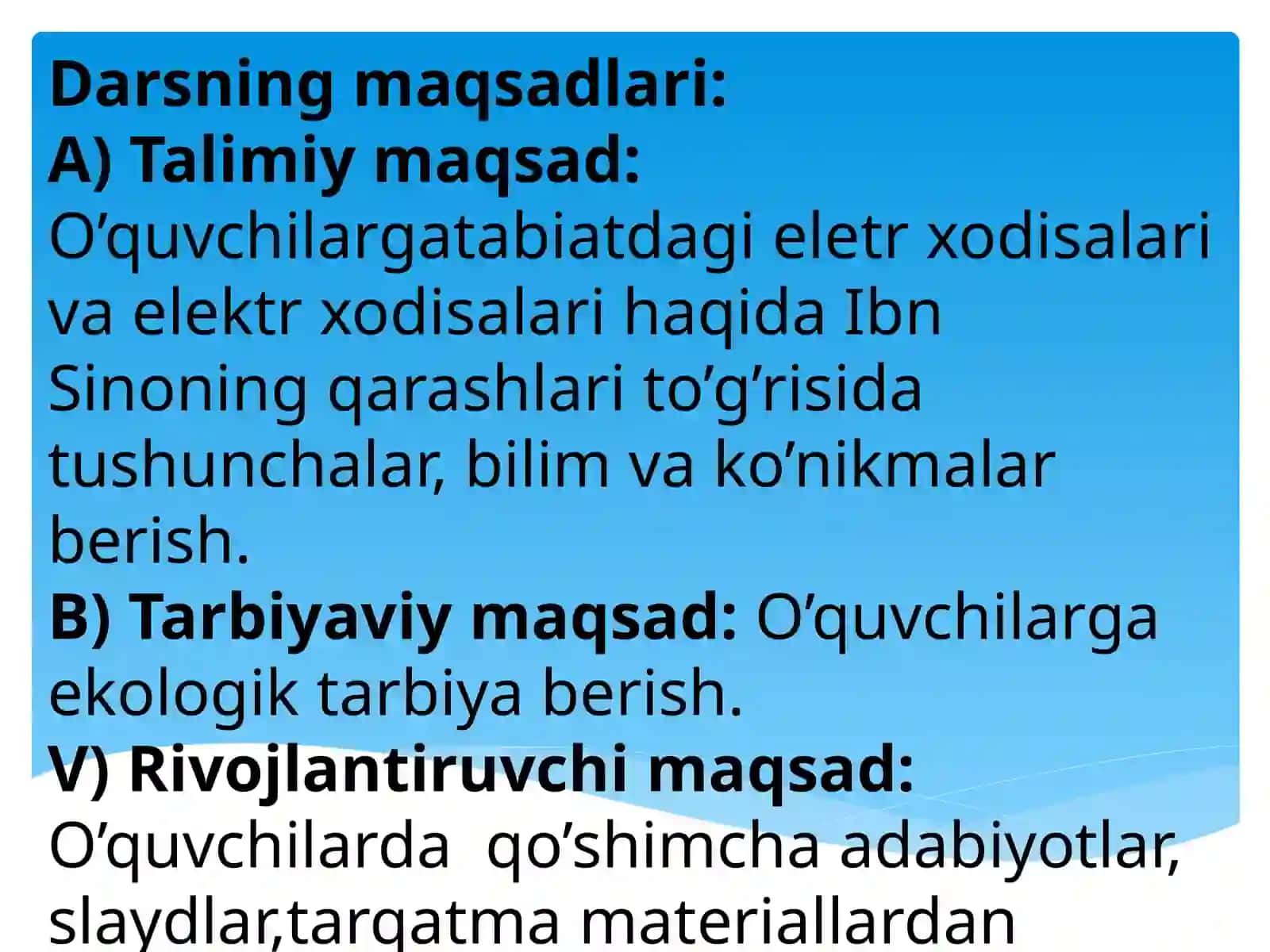 Tabiatdagi elektr xodisalari 2