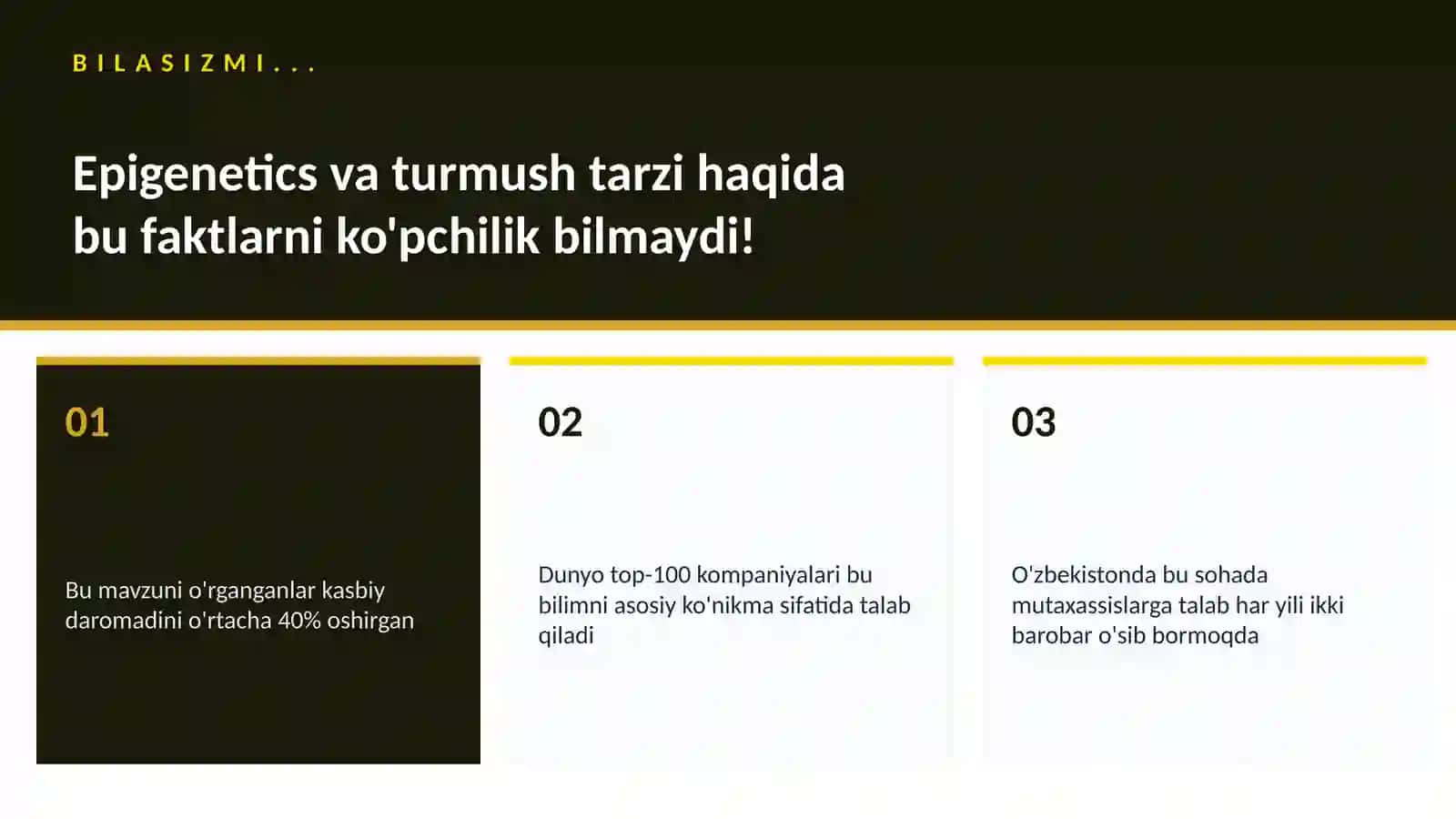 Epigenetics va turmush tarzi 2