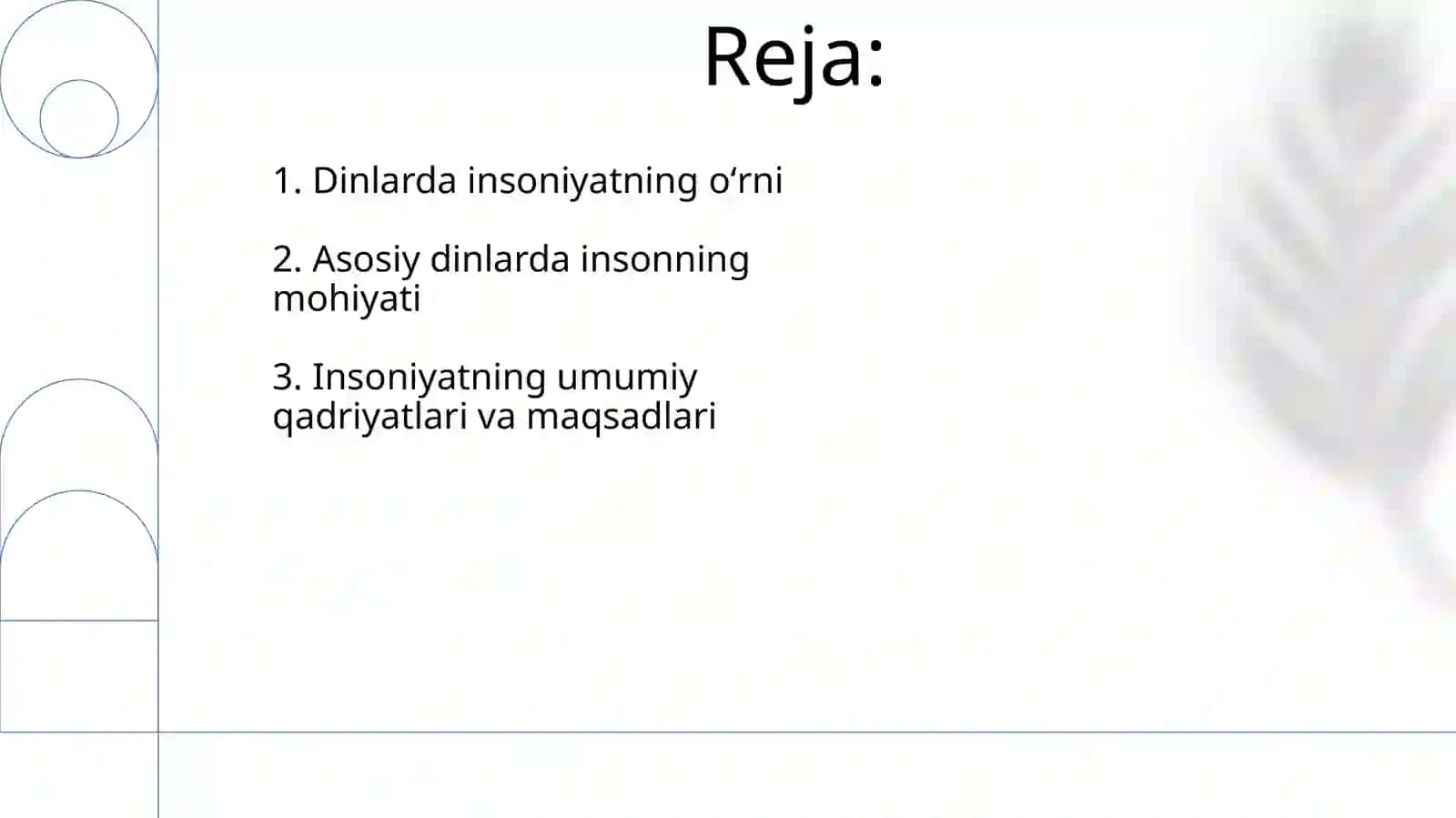 Dunyo Dinlarida Insonparvarlik 2