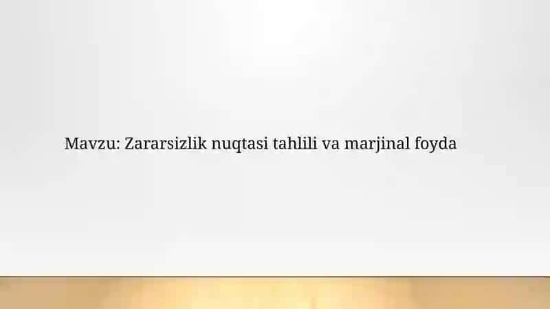 boshqaruv hisobi 2