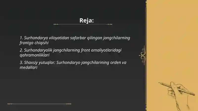 O'zbekiston jangchilarining jasoratlari 2