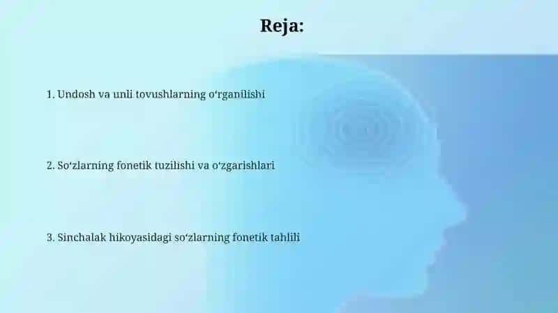 Sinchalak qissasidagi soʻzlarni fonetik tahlil qilish 2