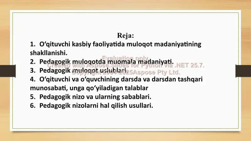 O‘qituvchi bilan talabalarning pedagogik muomalasi va psixologik bilimlarni nazorat qilish hamda baholash 2