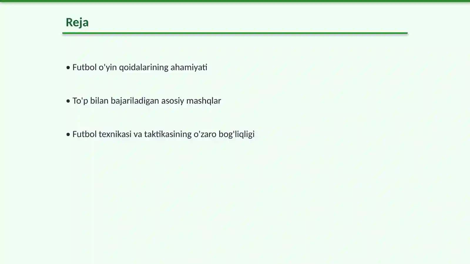 Futbol o'yin qoidalari to'plar bilan maxsus mashqlar o'rganish 2