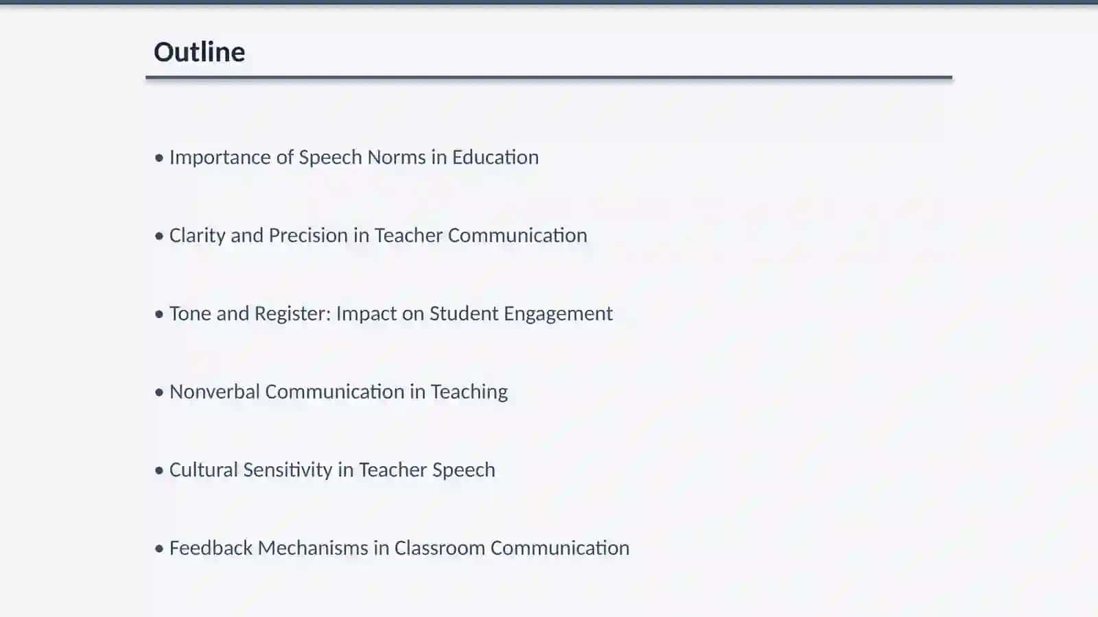 Norms of a Teacher’s Speech 2