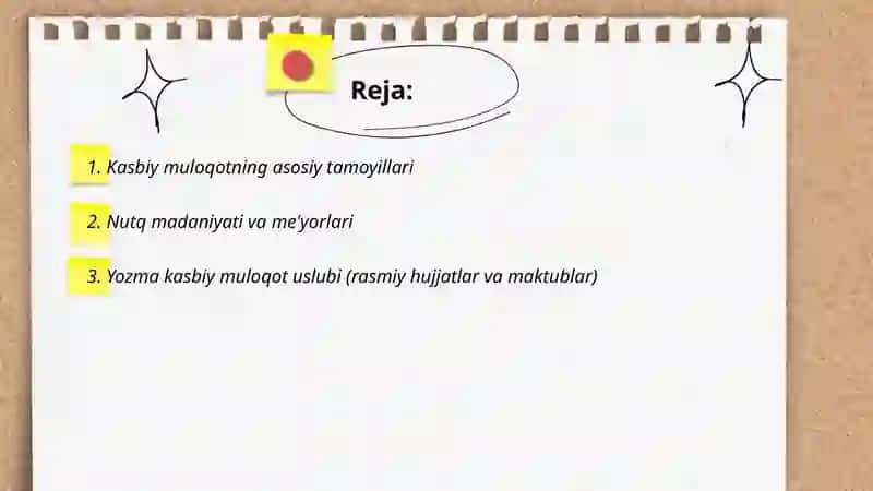 Kasbiy muloqot uslubiyati va qoidalari 2