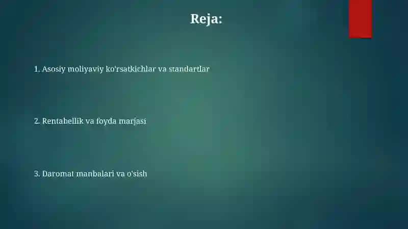 TEMU korxonasining moliyaviy holatini qiyosiy tahlilini diagrammalar orqali tuzib ber 2